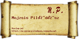 Mojzsis Piládész névjegykártya
